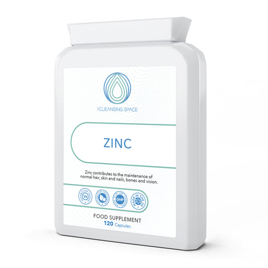 The Cleansing Space Zinc Citrate 120 Capsules
