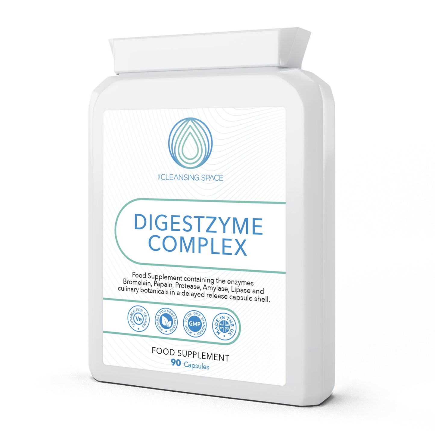 The Cleansing Space | DigestZyme Complex | 90 Capsules